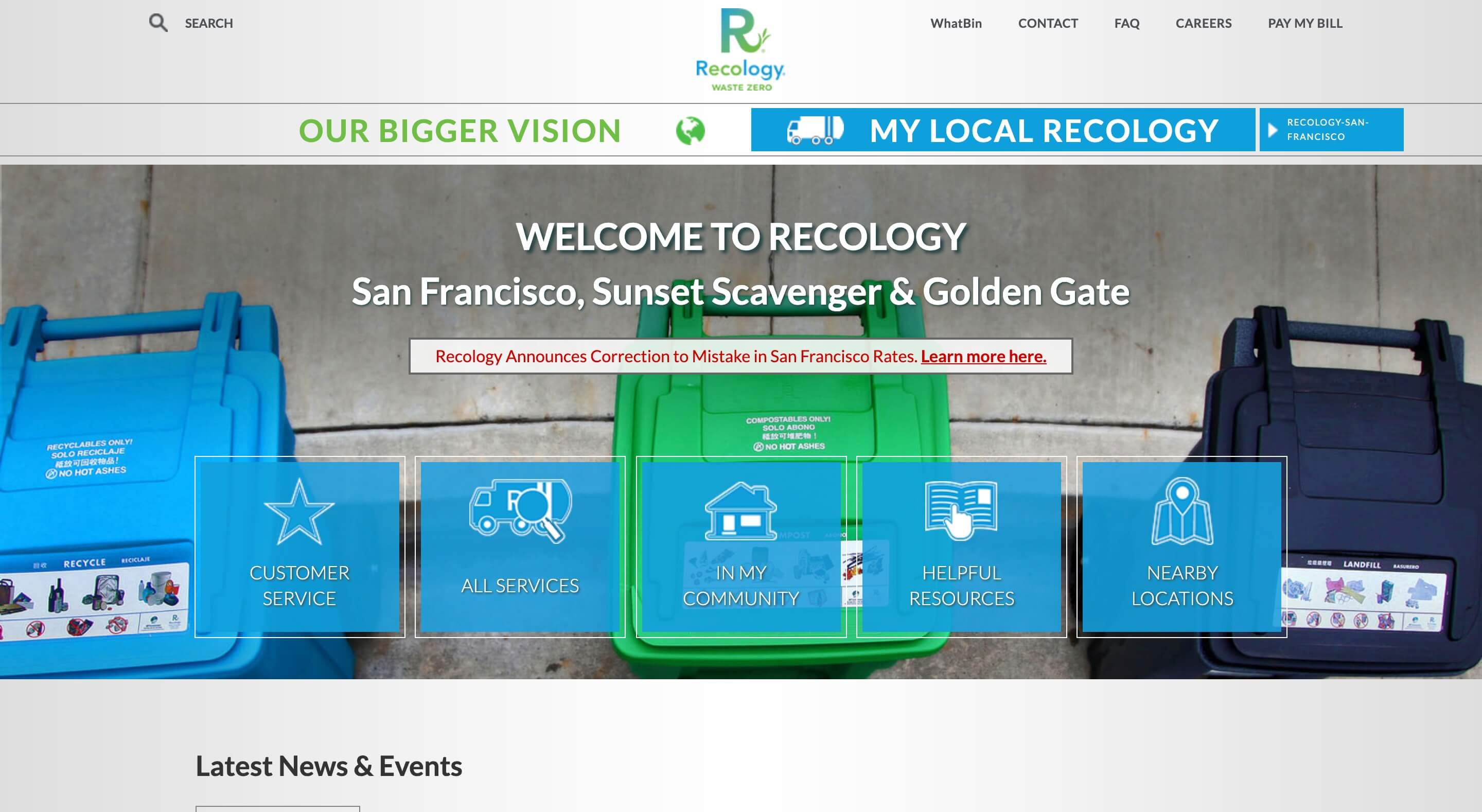 Recology Home Page